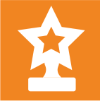 Star-shaped trophy